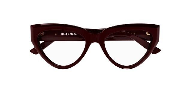 Balenciaga BB0276O 003 Red Cat-Eye Women's Eyeglasses