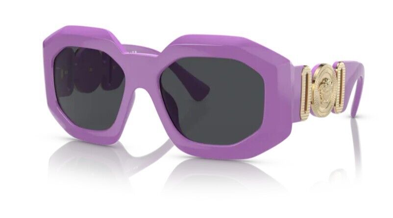Versace 0VE4424U 536687 Violet/Dark Grey Soft Rectangle Women's Sunglasses