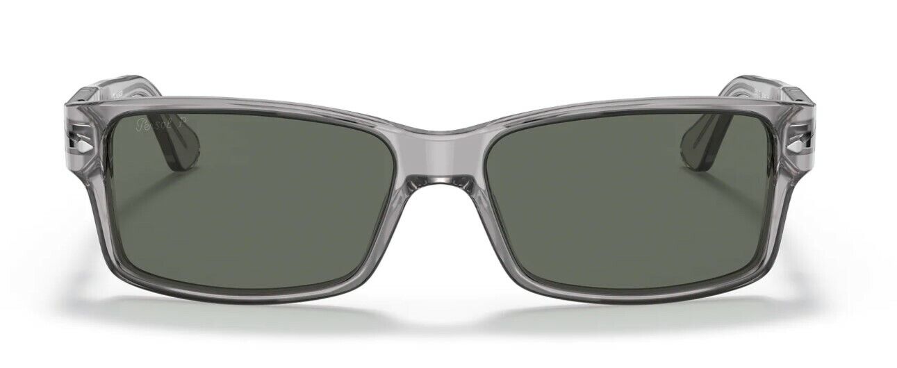 Persol 0PO 2803 S 309/58 Transparent Grey/Green Polarized Men's Sunglasses
