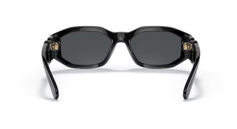 Versace 0VE4361 536087 - Black / Dark Grey Square Men's Sunglasses