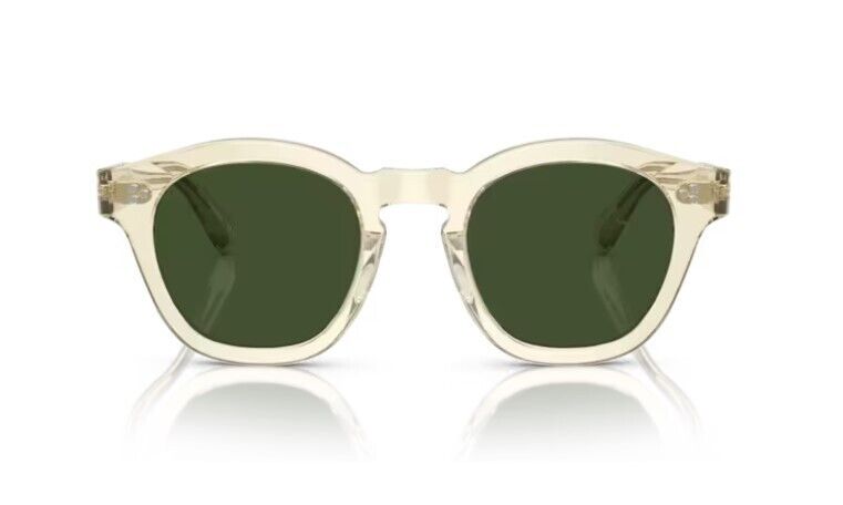 Oliver Peoples 0OV5382SU Boudreau L.A 109471 Buff/Dark Green Unisex Sunglasses