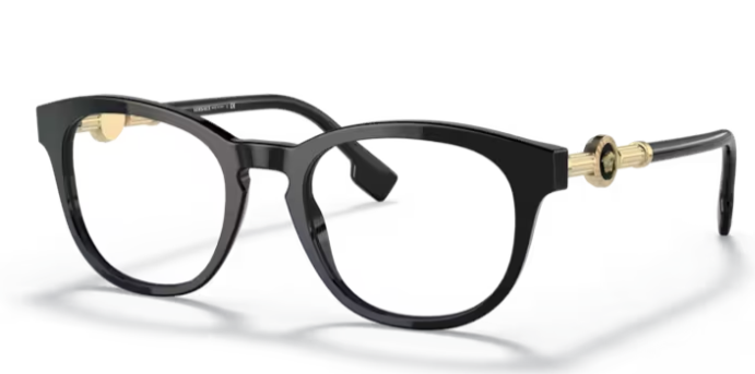 Versace 0VE3310 GB1 - Black Oval Men's Eyeglasses