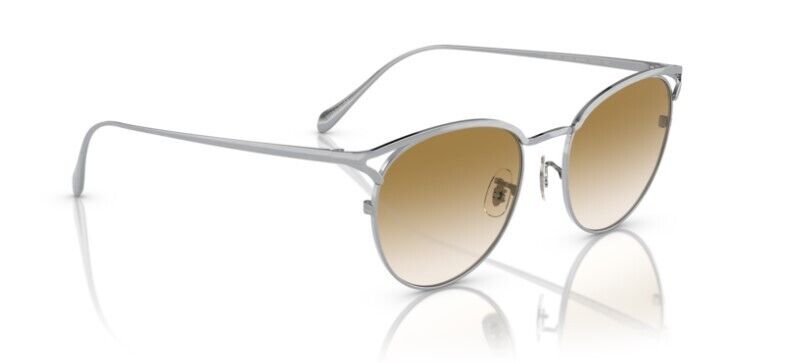 Oliver Peoples 0OV1319T Aviara 5254 Brushed Silver Butterfly Women's Eyeglasses