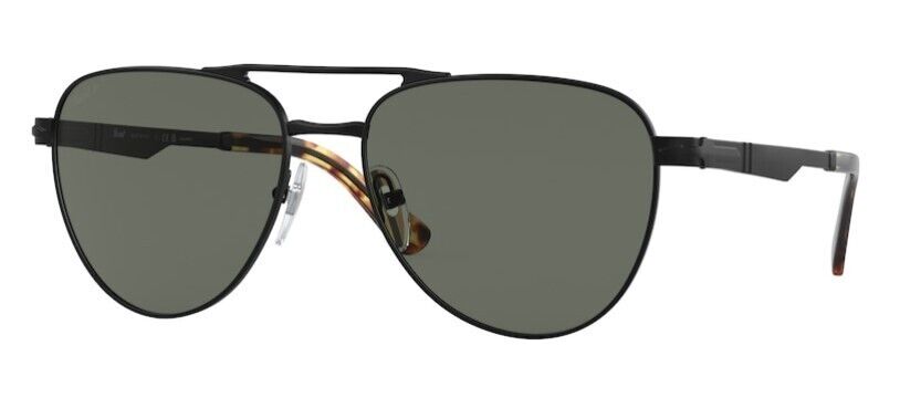 Persol 0PO1003S 115158 Demigloss Black/Green Polarized Unisex Sunglasses