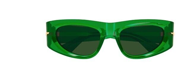 Bottega Veneta BV1144S 004 Green/Green Cat Eye Women's Sunglasses