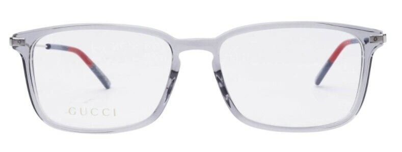 Gucci GG 1056OA-003 Silver Metal Rectangle Unisex Eyeglasses