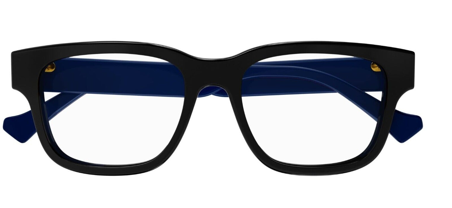 Gucci GG1303O 003 Black Rectangular Men's Eyeglasses