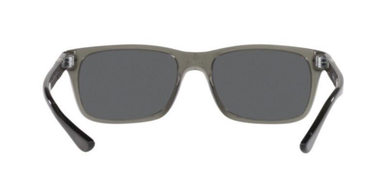 Persol 0PO3048S 1103B1 Transparent Grey/Dark Grey Rectangle Men's Sunglasses