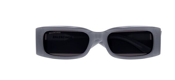 Balenciaga BB0260S 004 Grey Rectangular Women's Sunglasses