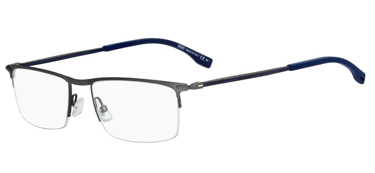 Boss 0940 02P5 Gray/Matte Blue Eyeglasses