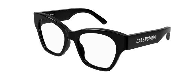 Balenciaga BB0263O 001 Black Cat-Eye Women's Eyeglasses