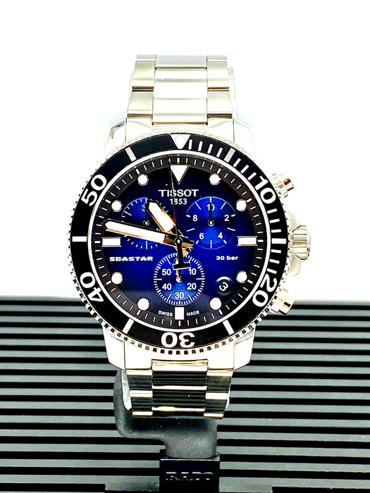 Tissot Seastar 1000 Chrono Stainless Steel Men's Watch T1204171104101