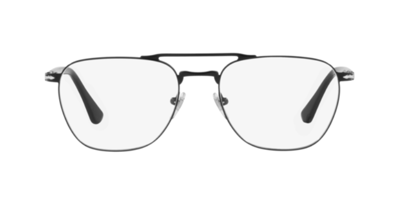 Persol 0PO2494V 1078 Black/Silver Unisex Eyeglasses