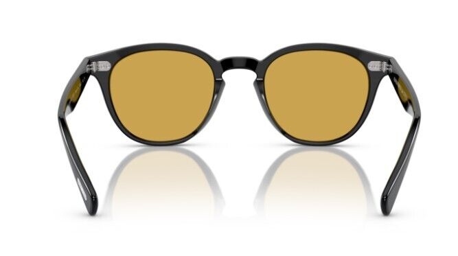 Oliver Peoples 0OV5454SU Desmon Sun 10050F Black/Mustard Mirrored Sunglasses