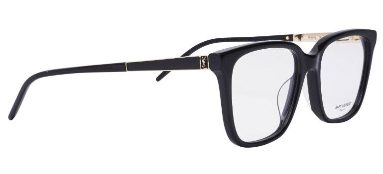 Saint Laurent SL M102 002 Black/Black Square Full-Rim Women's Eyeglasses