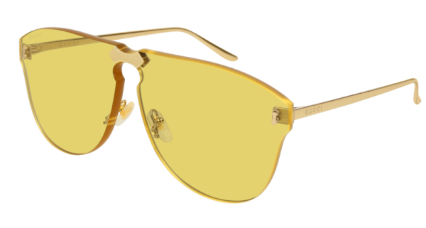 Gucci GG 0354S 004 Gold/Yellow Unisex Sunglasses