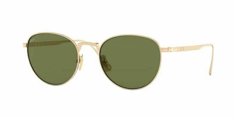 Persol 0PO5002ST 80004E Gold/Green Sunglasses