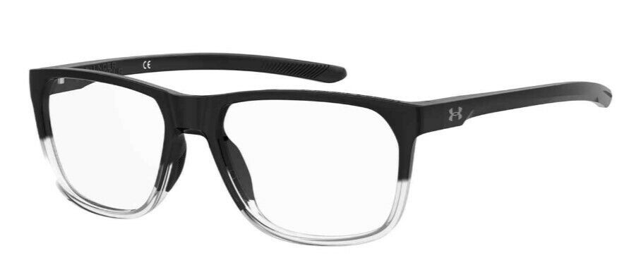 Under Armour Ua 5023 07C5/00 Crystal Black Rectangle Full-Rim Unisex Eyeglasses