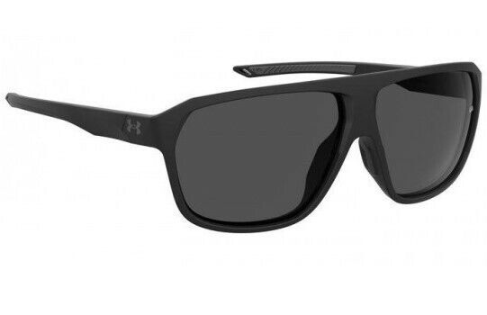 Under Armour UA-DOMINAT 0003/KA Matte Black/Grey Rectangle Unisex Sunglasses