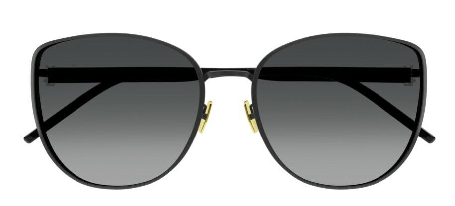 Saint Laurent SL M89-002 Gradient Black/Gray Oversize Butterfly Women Sunglasses