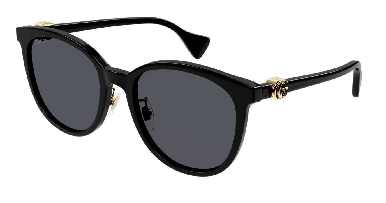 Gucci GG1180SK 002 Black/Grey Cat-Eye Women's Sunglasses
