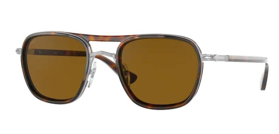 Persol 0PO 2484S 114433 Gunmetal-Havana/Brown Unisex Sunglasses