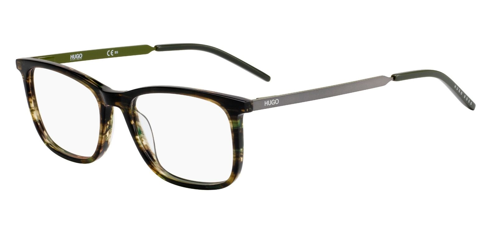 Hugo 1018 06AK Green Horn Eyeglasses