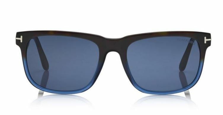 Tom Ford FT 0775 Stephenson 55V Havana Blue/Blue Sunglasses