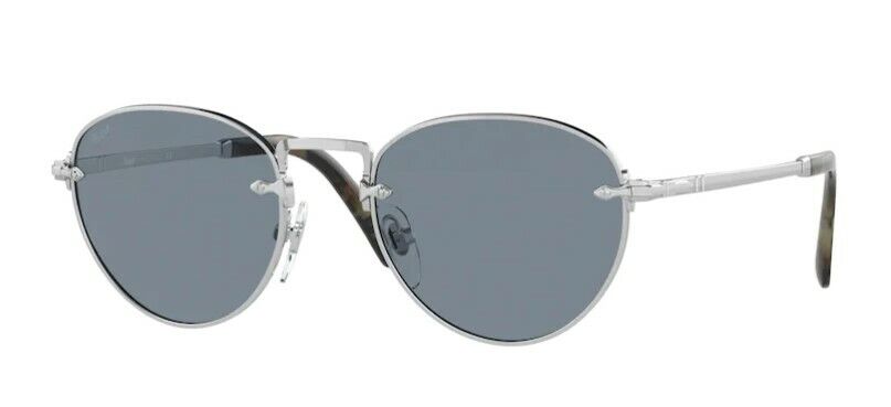 Persol 0PO2491S 112256 Silver/ Light Blue Unisex Sunglasses