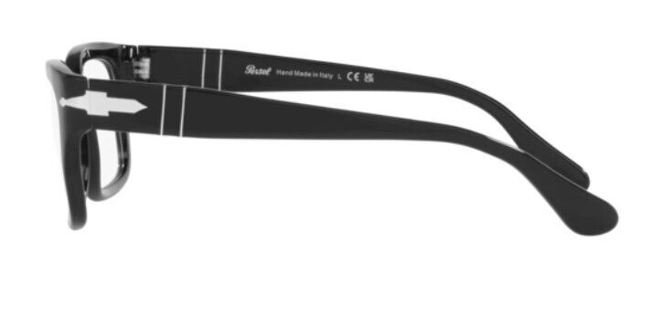 Persol 0PO3301V 95 Black Rectangle Unisex Eyeglasses