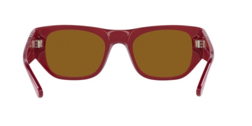 Persol 0PO3308S 117233 Bordeaux/Brown Square Unisex Sunglasses