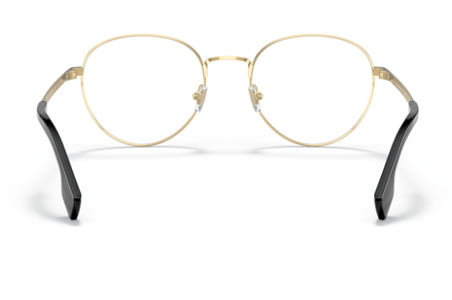 Versace 0VE1279 1436 Gold/matte Black Round 53MM Men's Eyeglasses
