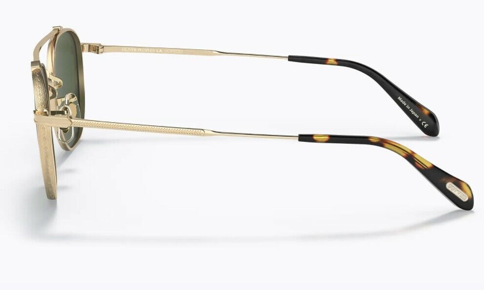 Oliver Peoples 0OV1294ST MANDEVILLE 531171 Brushed Gold Titanium Sunglasses