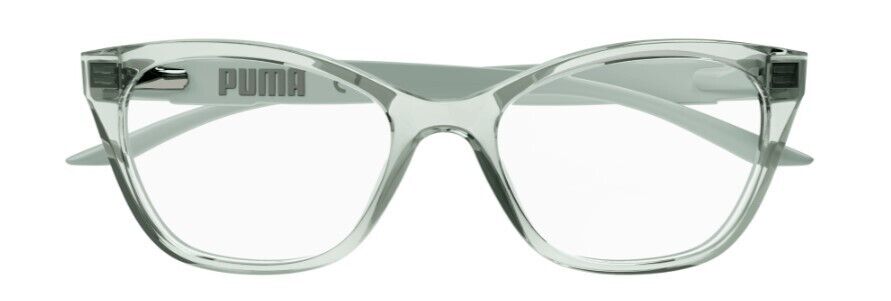 Puma PJ0055O 006 Green/Green Cat-Eye Junior Full-Rim Eyeglasses