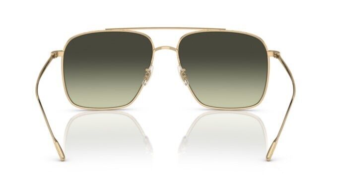 Oliver Peoples 0OV1320ST Dresner 5292BH Gold/Gradient G-15 Dark Green Sunglasses