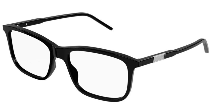 Gucci GG1159OA 001 Black Rectangle Men's Eyeglasses