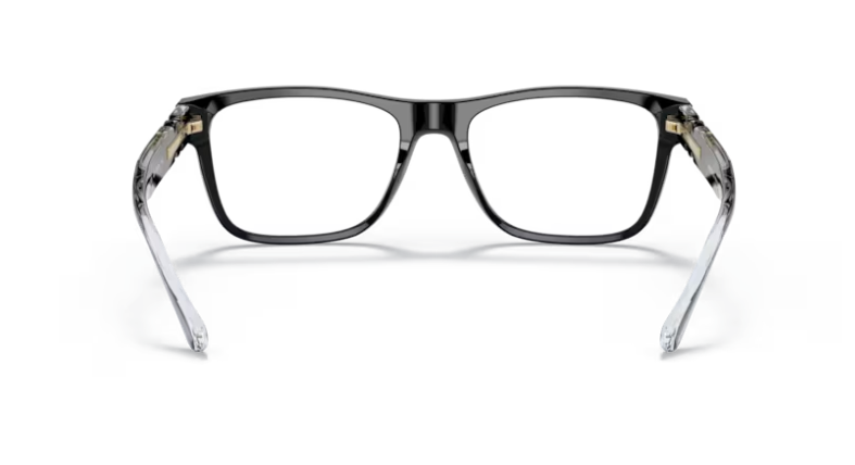 Versace 0VE3303 GB1 Black 55mm Rectangular Men's Eyeglasses