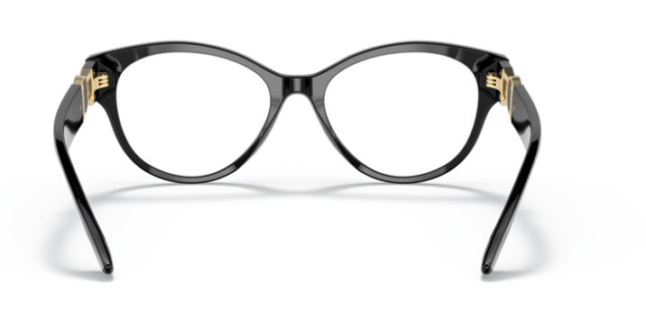 Versace 0VE3313 GB1 Black Round Women's Eyeglasses