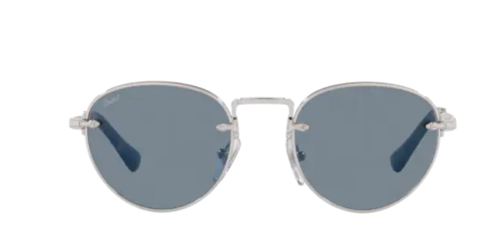 Persol 0PO2491S 112256 Silver/ Light Blue Unisex Sunglasses