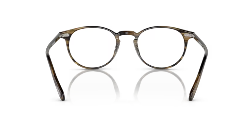 Oliver Peoples 0OV5004 Riley-r 1719 Olive smoke 45mm Round Men's Eyeglasses