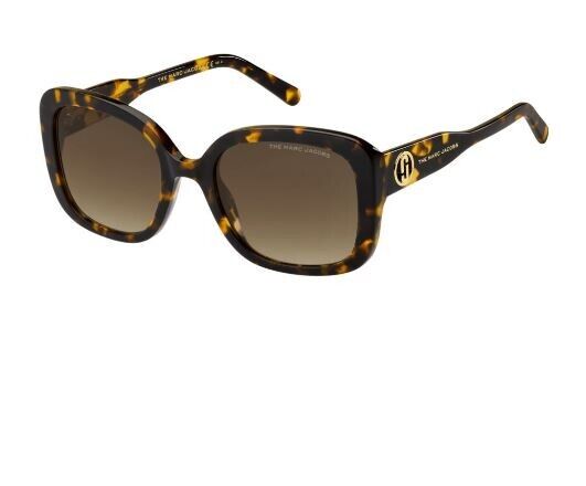 Marc Jacobs MARC-625/S 0086/HA Havana/Brown Gradient Cat Eye Women's Sunglasses