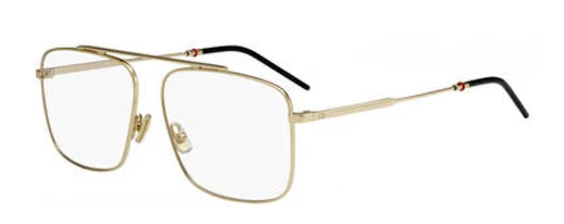 Christian Dior Homme 0220 0J5G Gold Pilot Men's Eyeglasses