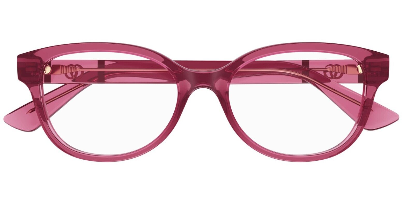 Gucci GG1115O 002 Burgundy Cat-Eye Women's Eyeglasses