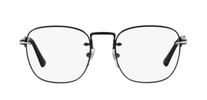 Persol 0PO2490V 1078 Black/Silver Unisex Eyeglasses