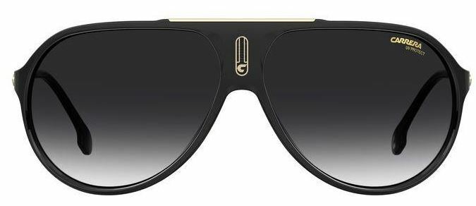 Carrera Hot 65 0807/9O Black/Dark Gray Gradient Women's Sunglasses
