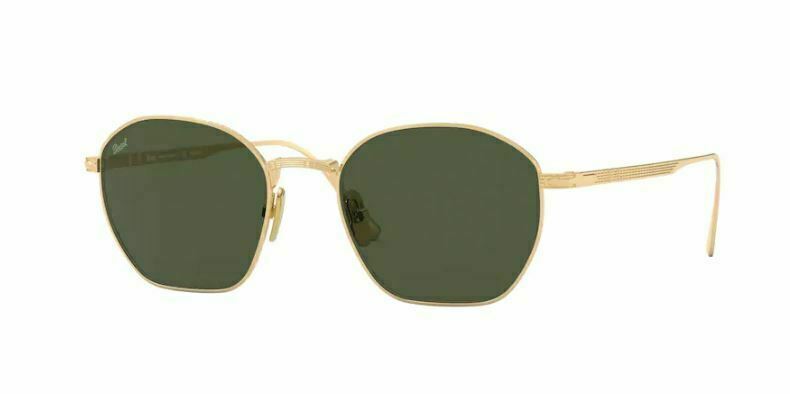 Persol 0PO5004ST 800031 Gold/Green Sunglasses