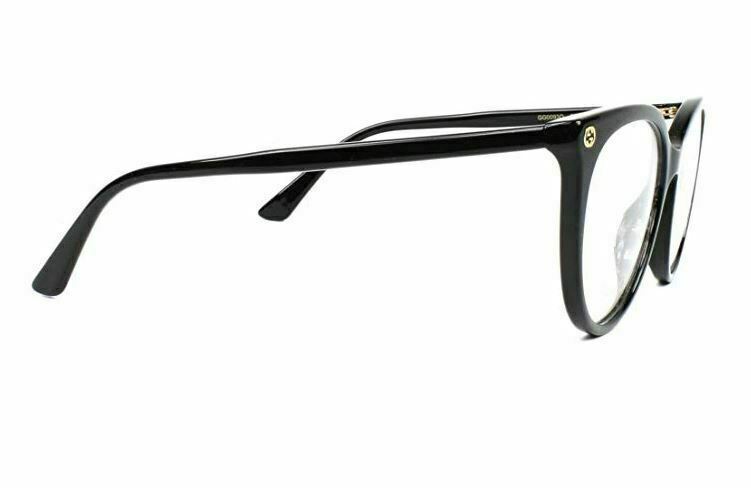 Gucci GG 0093 O 001 cat eye shape Black Eyeglasses