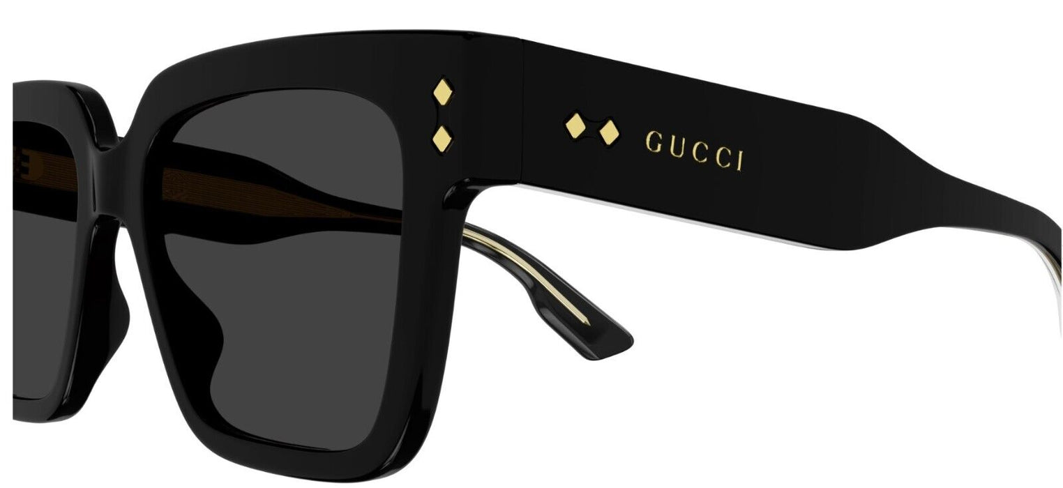 Gucci GG1084S 001 Black/Grey Square Men's Sunglasses