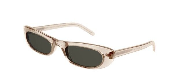 Saint Laurent SL 557 004 Nude/grey Narrow Women's Sunglasses