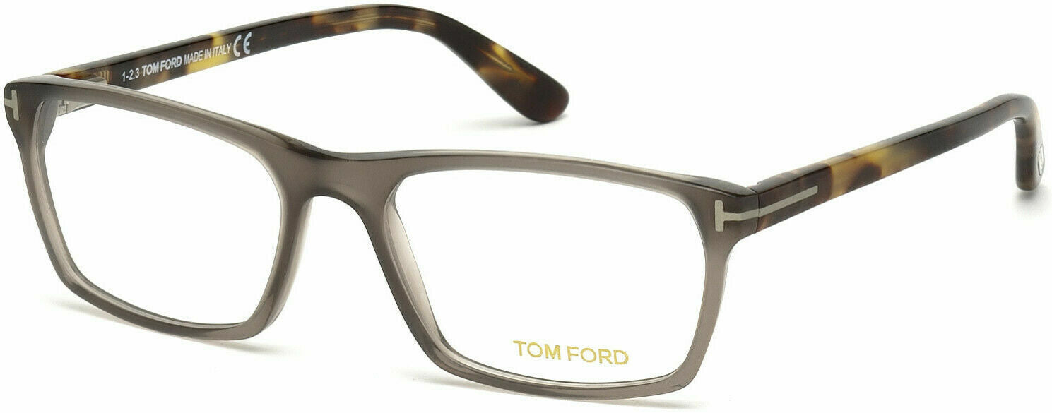 Tom Ford FT 4295 020 Grey Front Havana Temples Eyeglasses